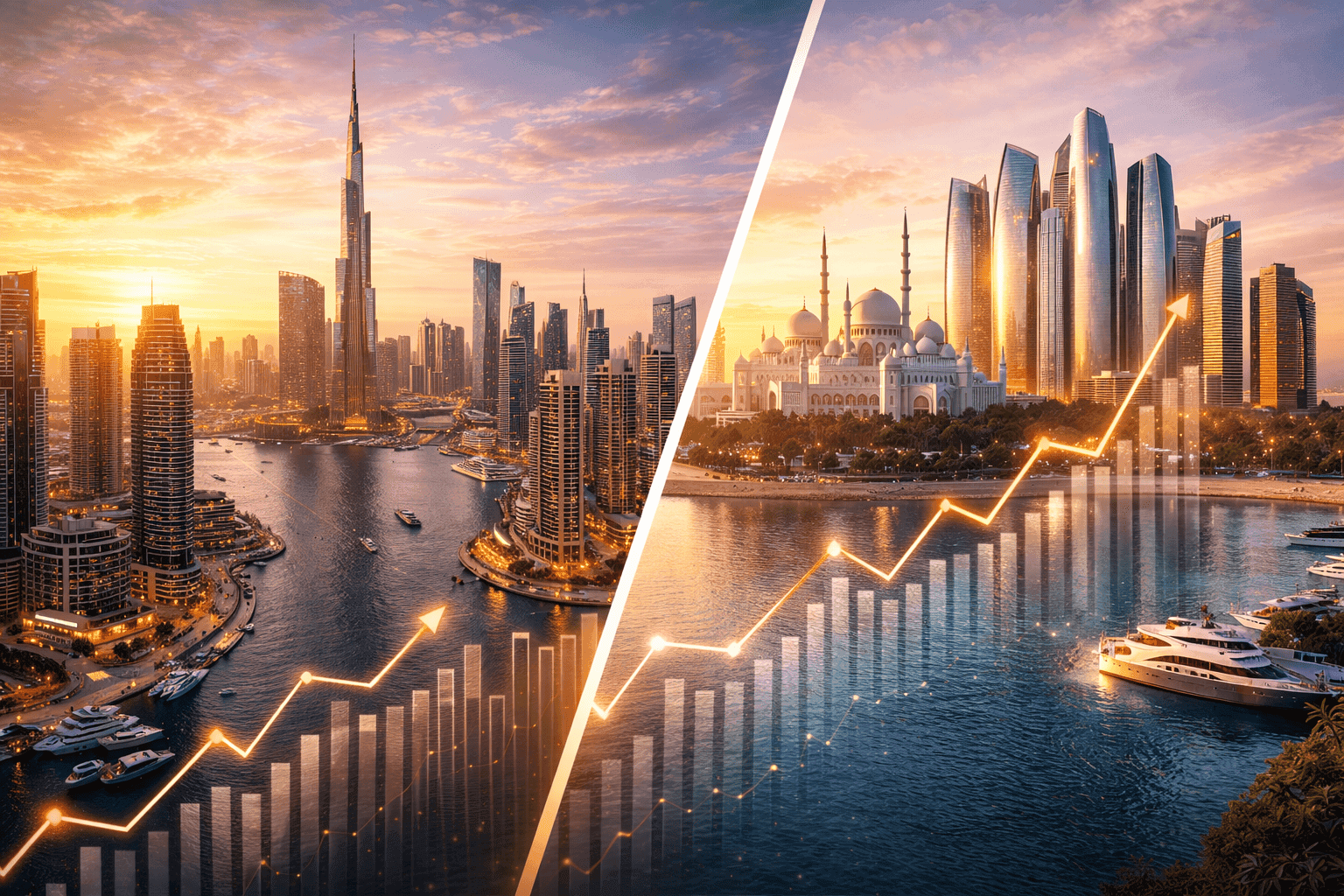 Dubai vs Abu Dhabi Real Estate 2026: ROI, Costs, and the Investor Decision